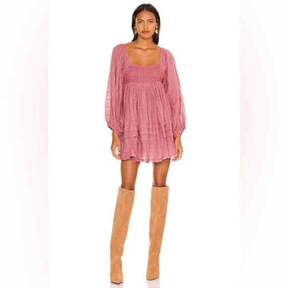 New Free people Malina Mini Dress size L - Picture 1 of 11